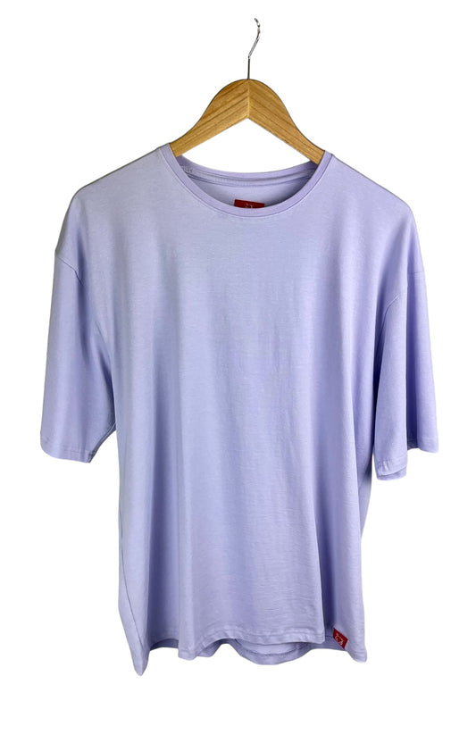 Lilac Oversized Cotton T-shirt