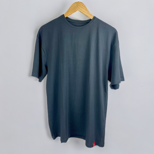 Black Oversized Cotton T-shirt