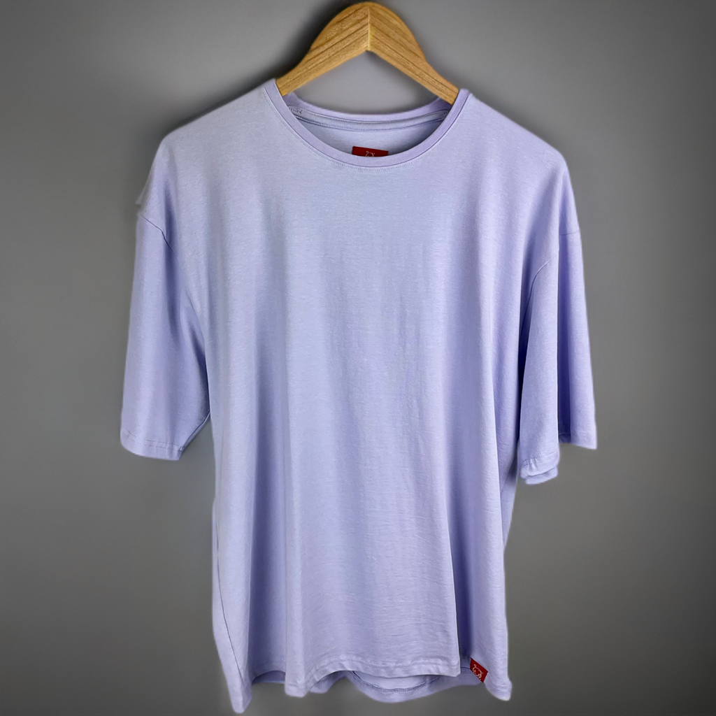 Lilac Oversized Cotton T-shirt